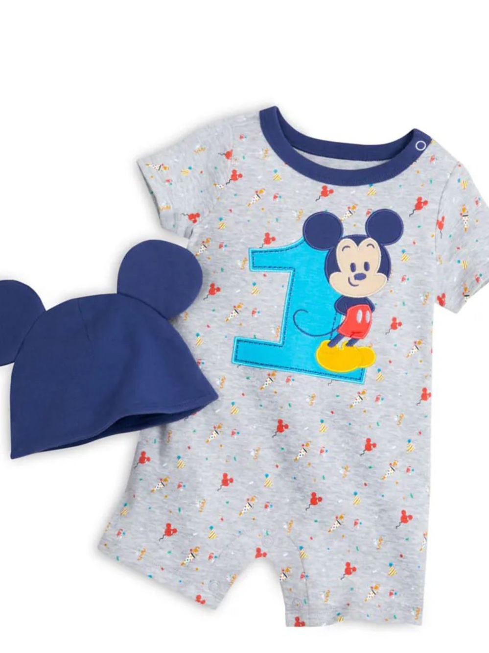 Disney Mickey Mouse 1st Birthday Romper